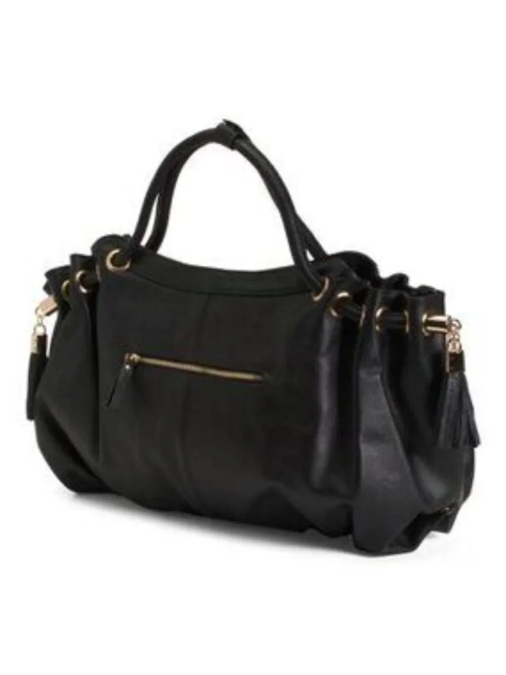 AMERILEATHER Leather Musette Satchel